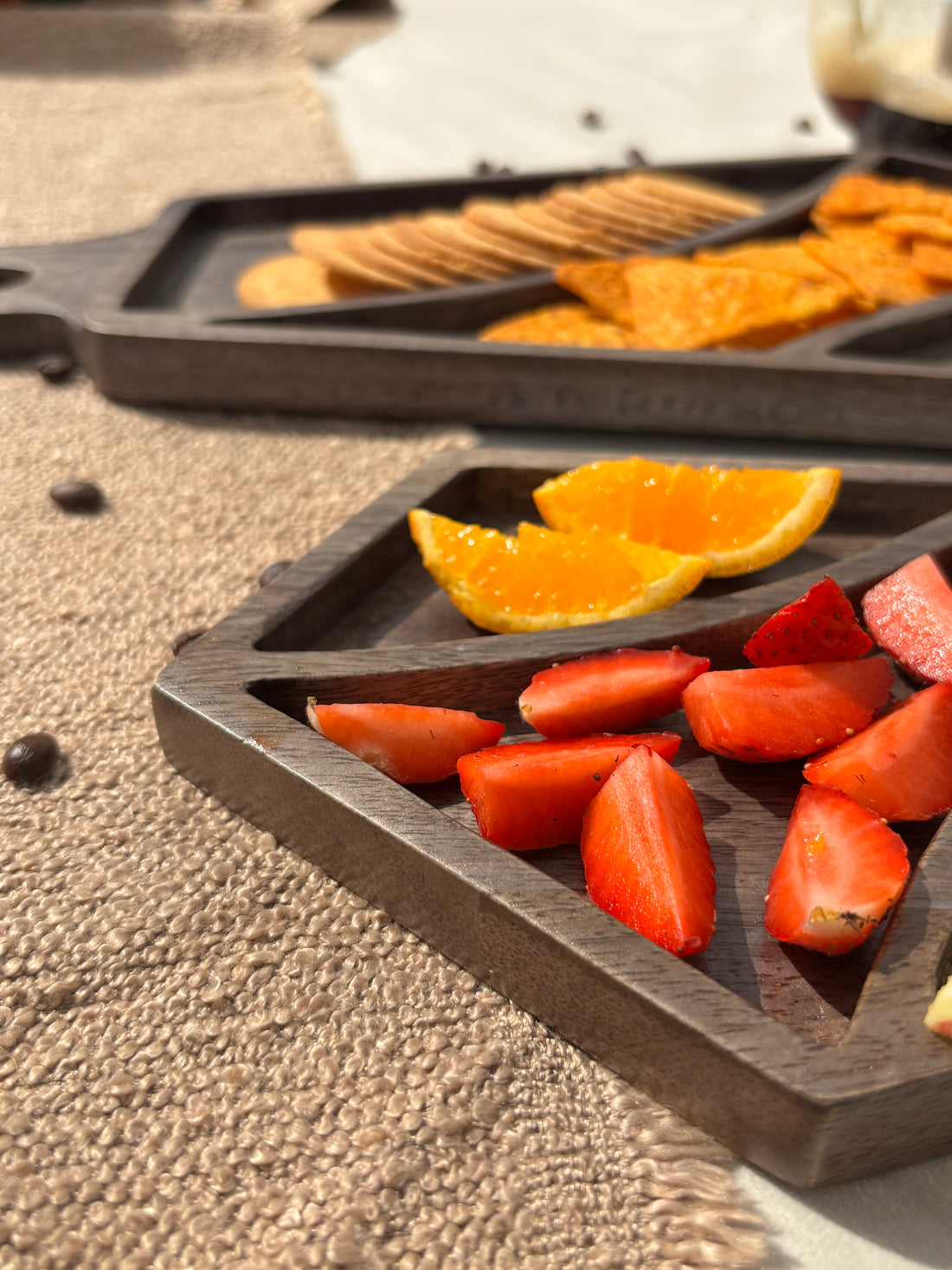 Char Platter (Set of 2) - Grey