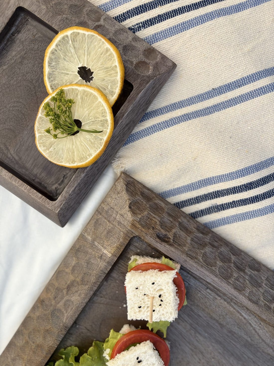 Cocoa Platter (Set of 2) - Grey