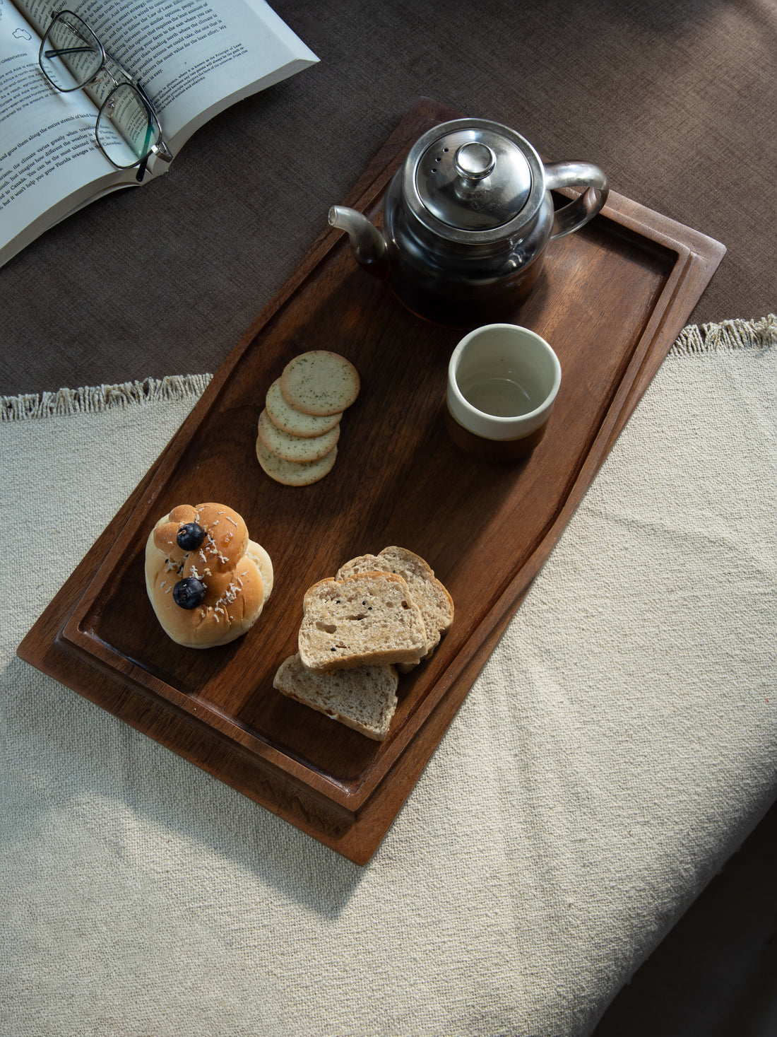 Arbor Platter (Set of 2) - Brown