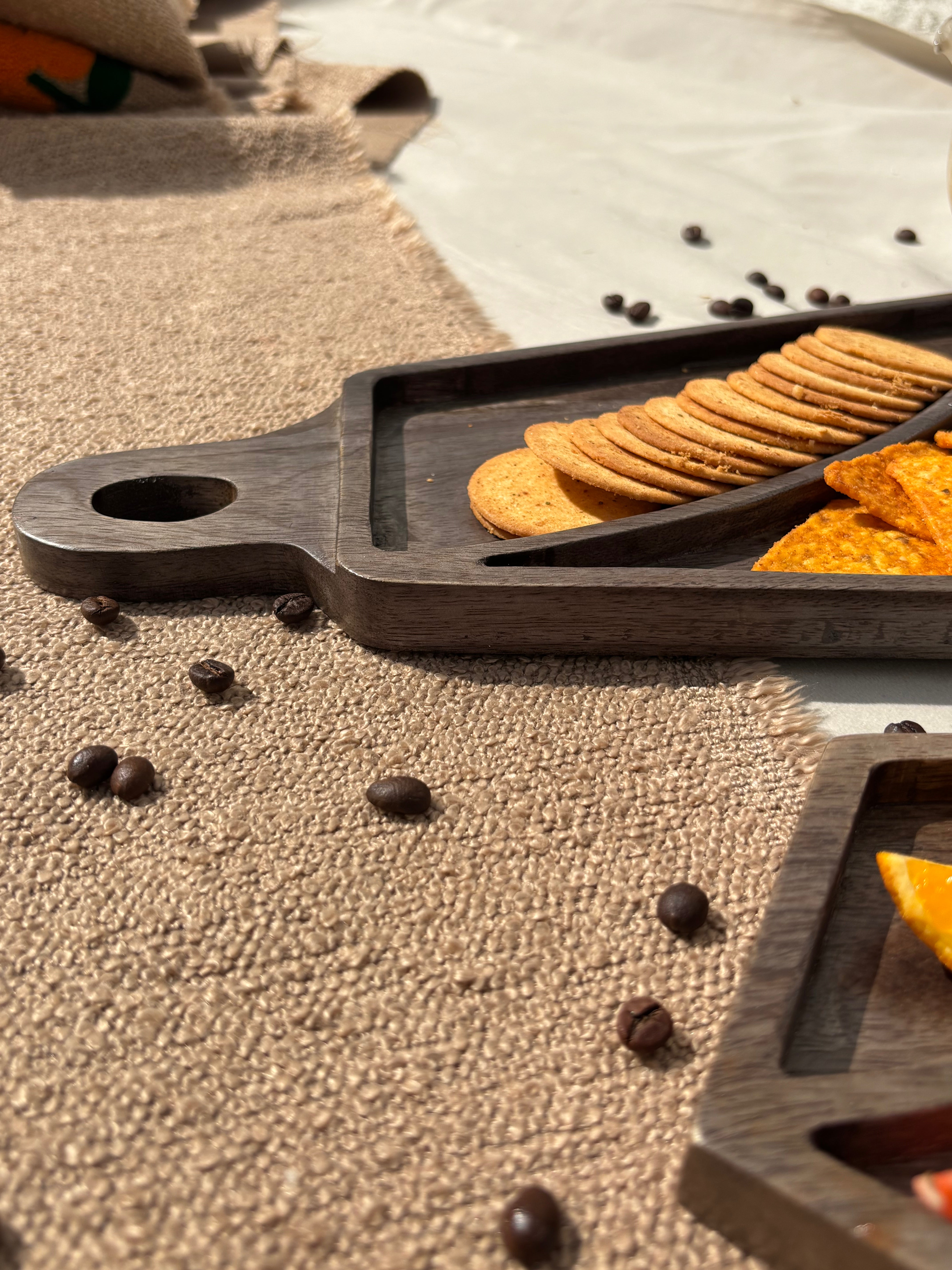 Char Platter (Set of 2) - Grey