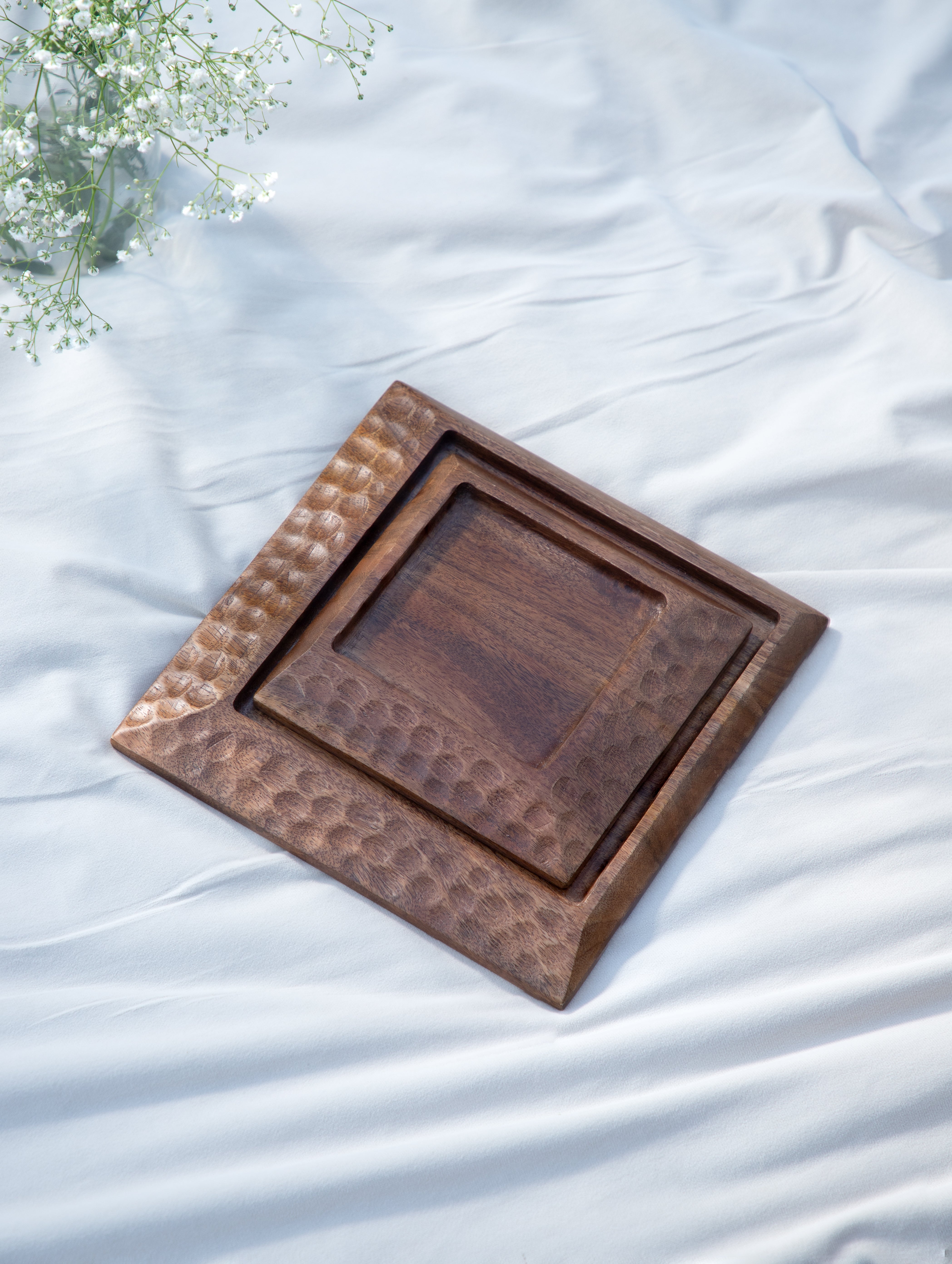 Cocoa Platter (Set of 2) - Brown
