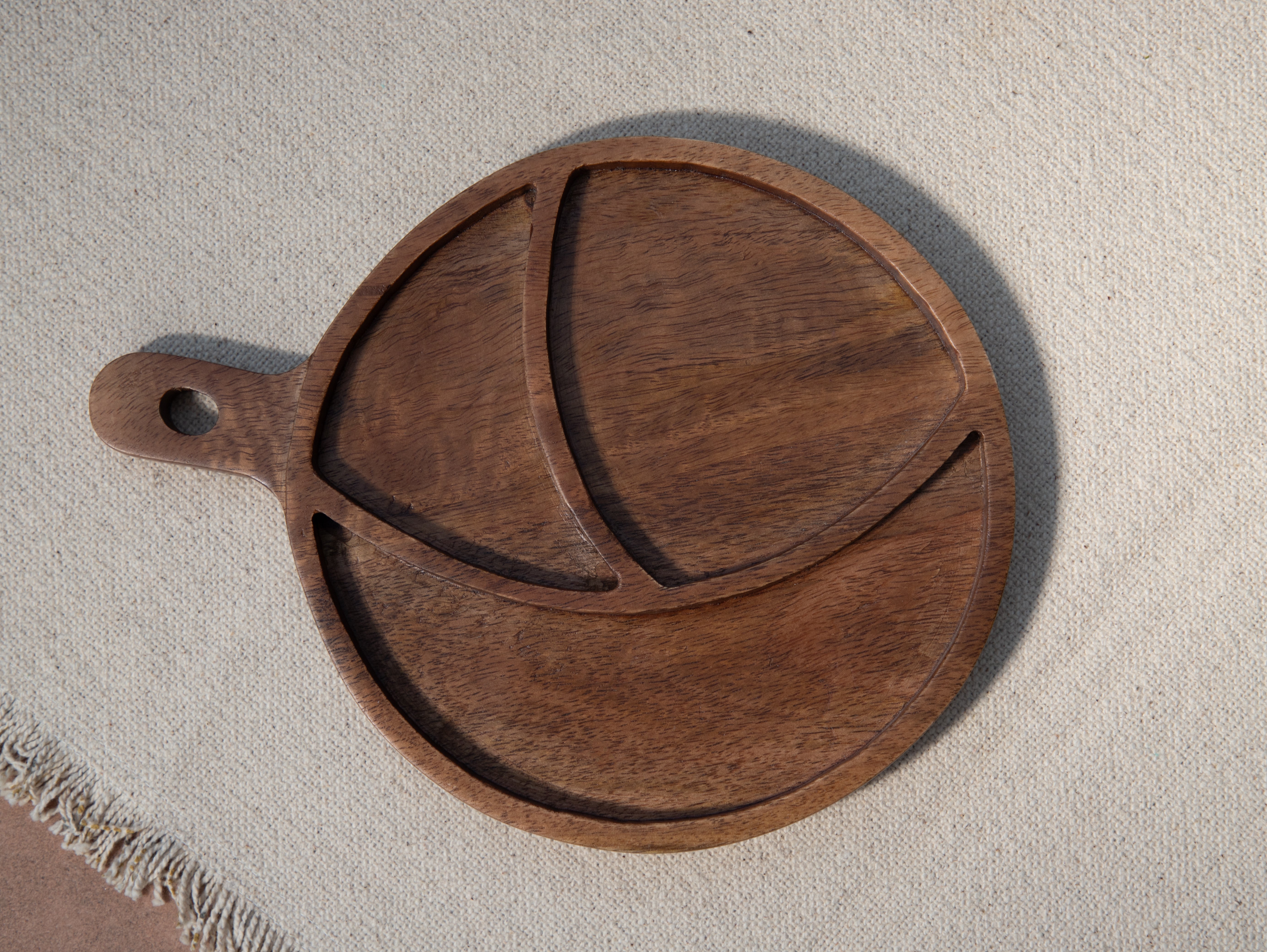 Crescent Platter - Brown