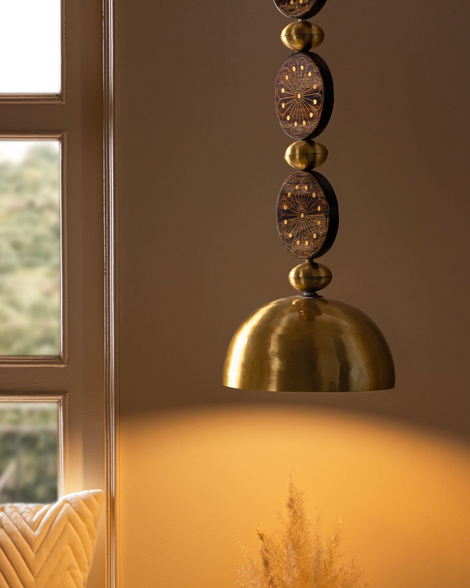 Mandala Tarkashi Pendant