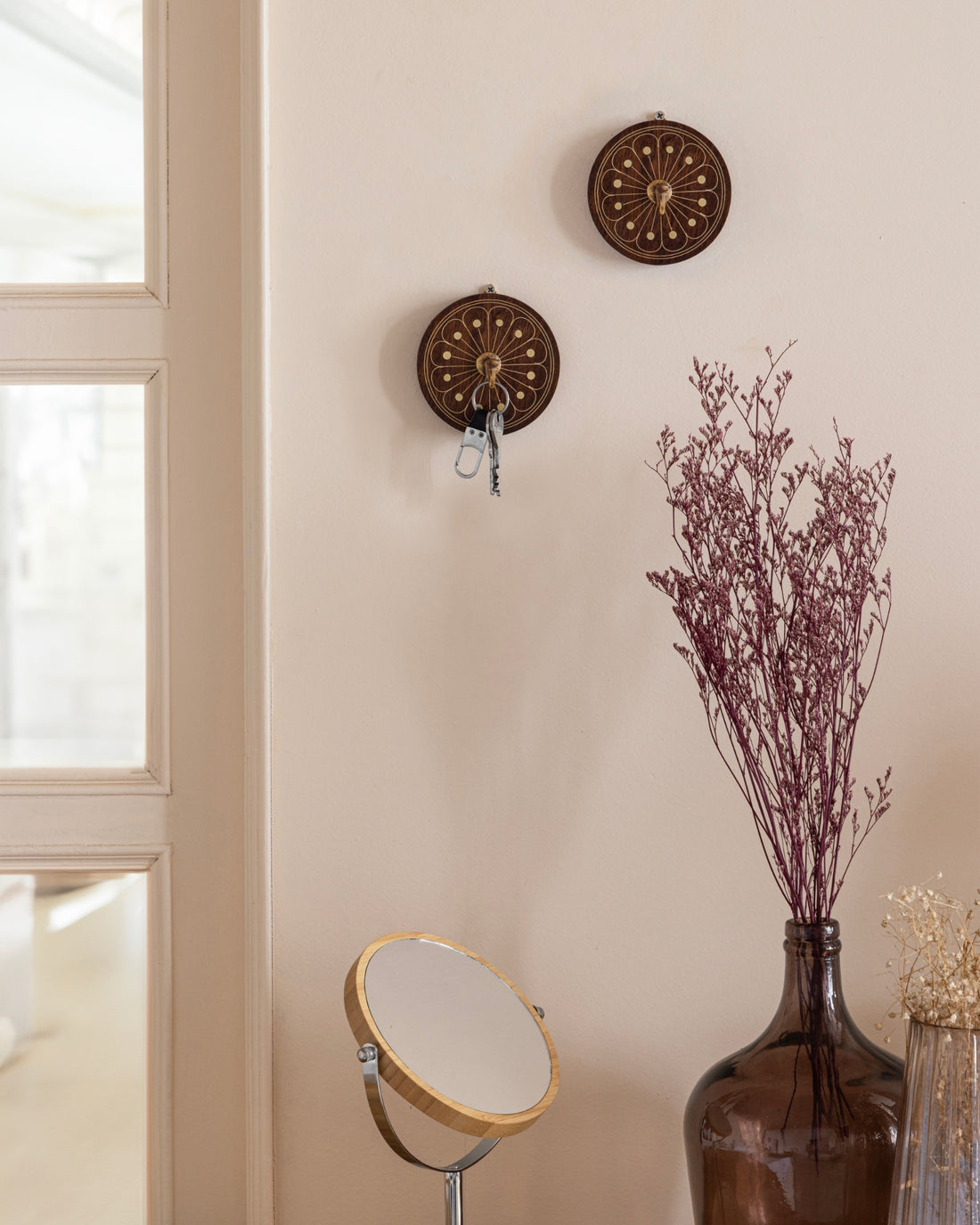 Mandala Tarkashi Wall Hook