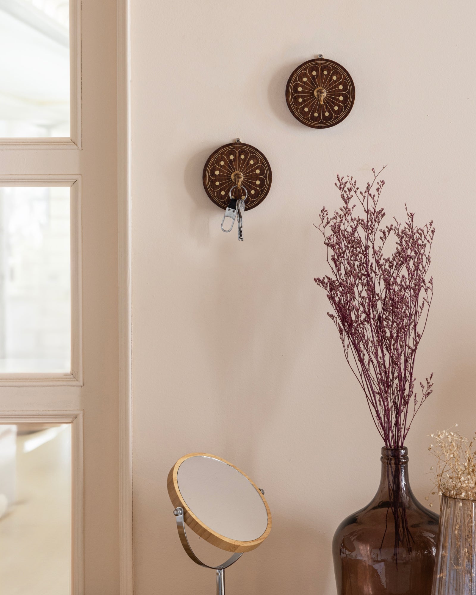 Mandala Tarkashi Wall Hook