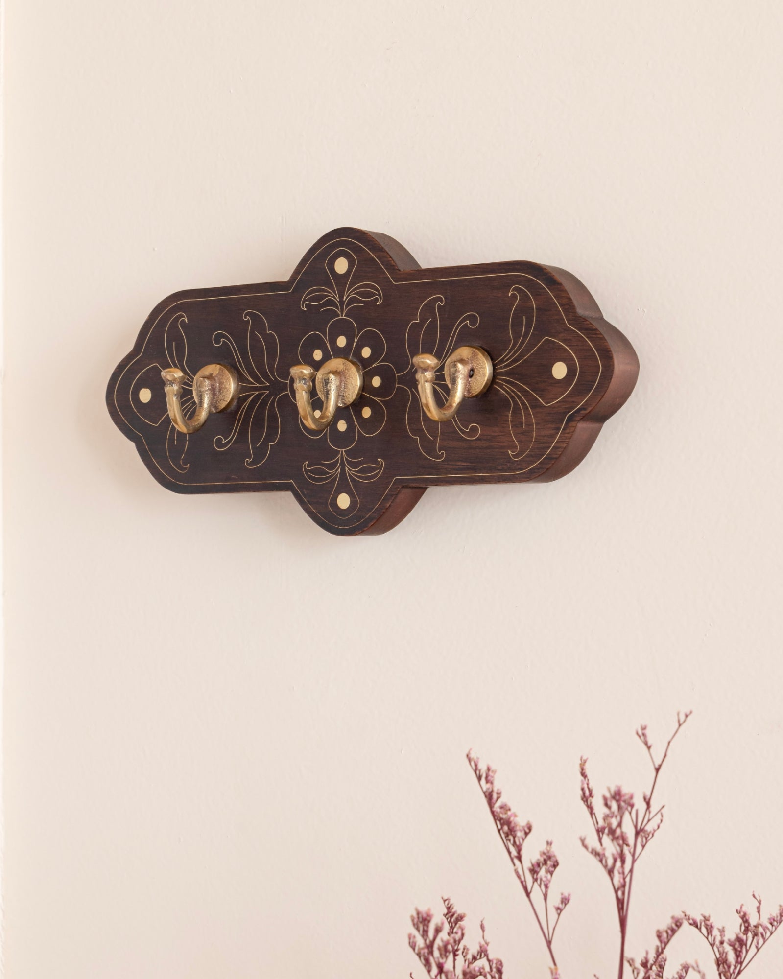 Floral Trakshi Wall Hooks