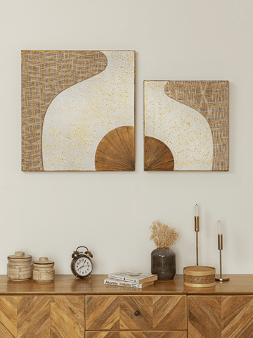 Brown Wall Hanging Brass Thathera Wall Accents