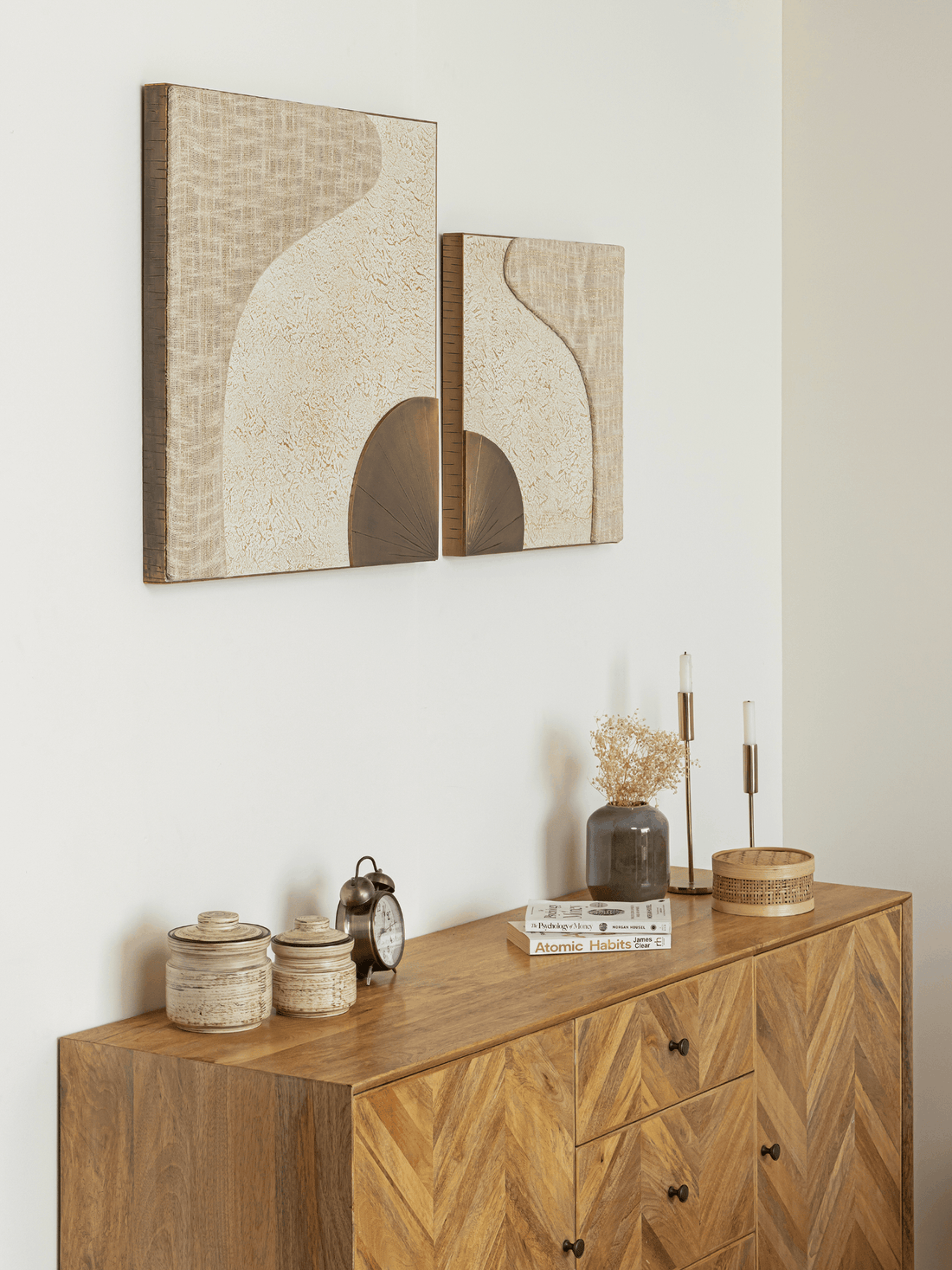 Brown Wall Hanging Brass Thathera Wall Accents