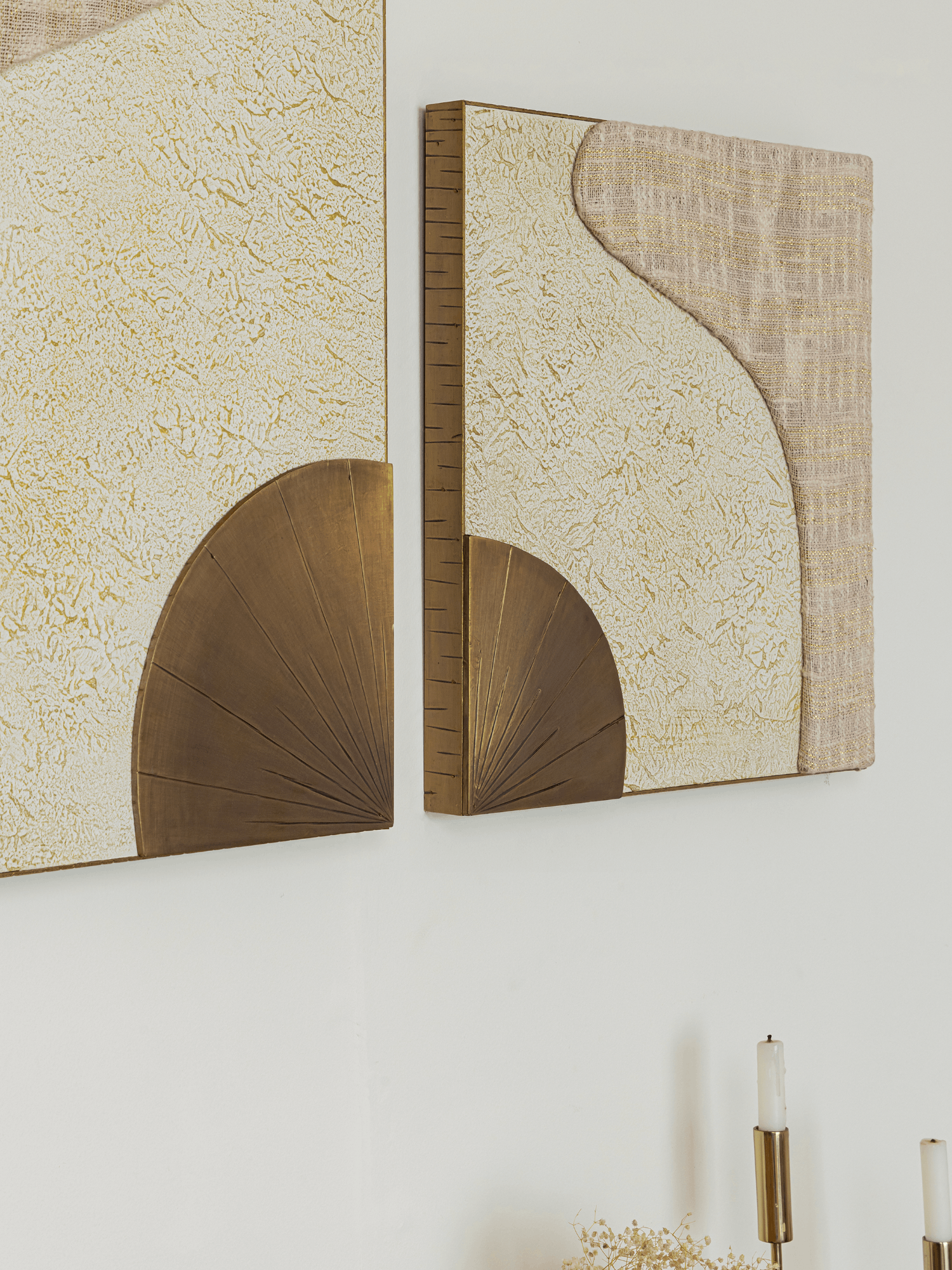 Brown Wall Hanging Brass Thathera Wall Accents