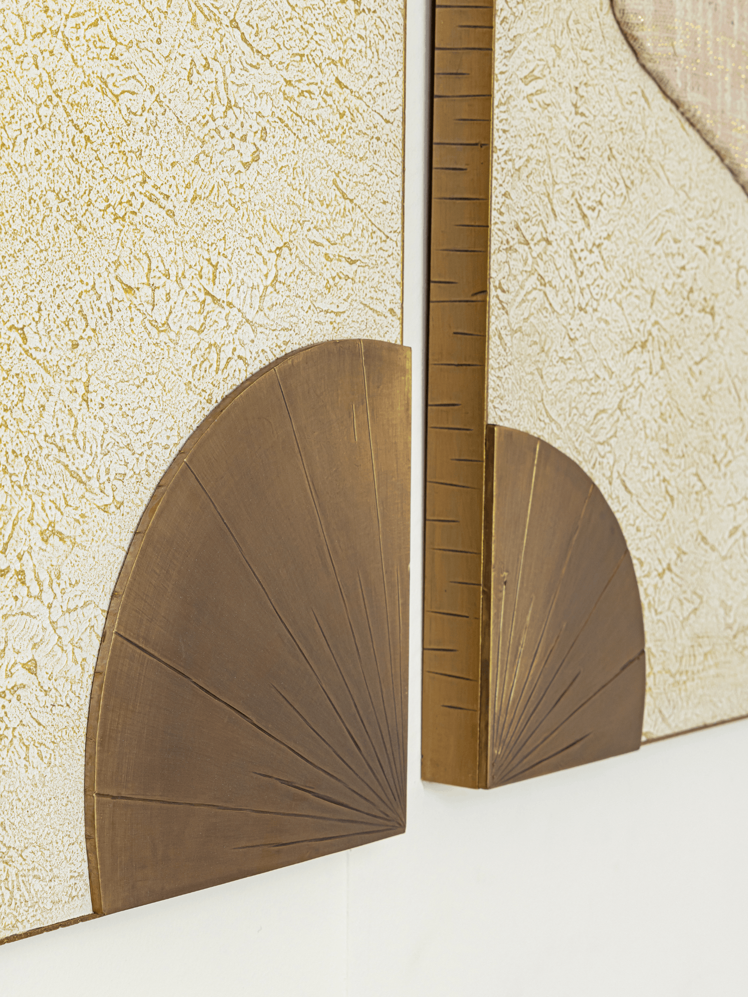 Brown Wall Hanging Brass Thathera Wall Accents