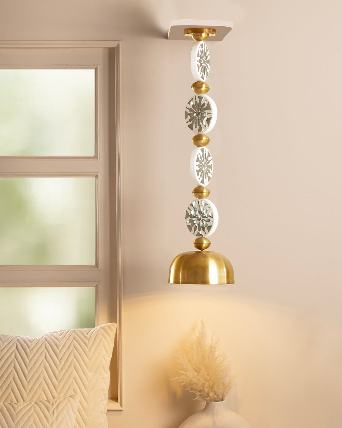 Floral Thikri Pendant