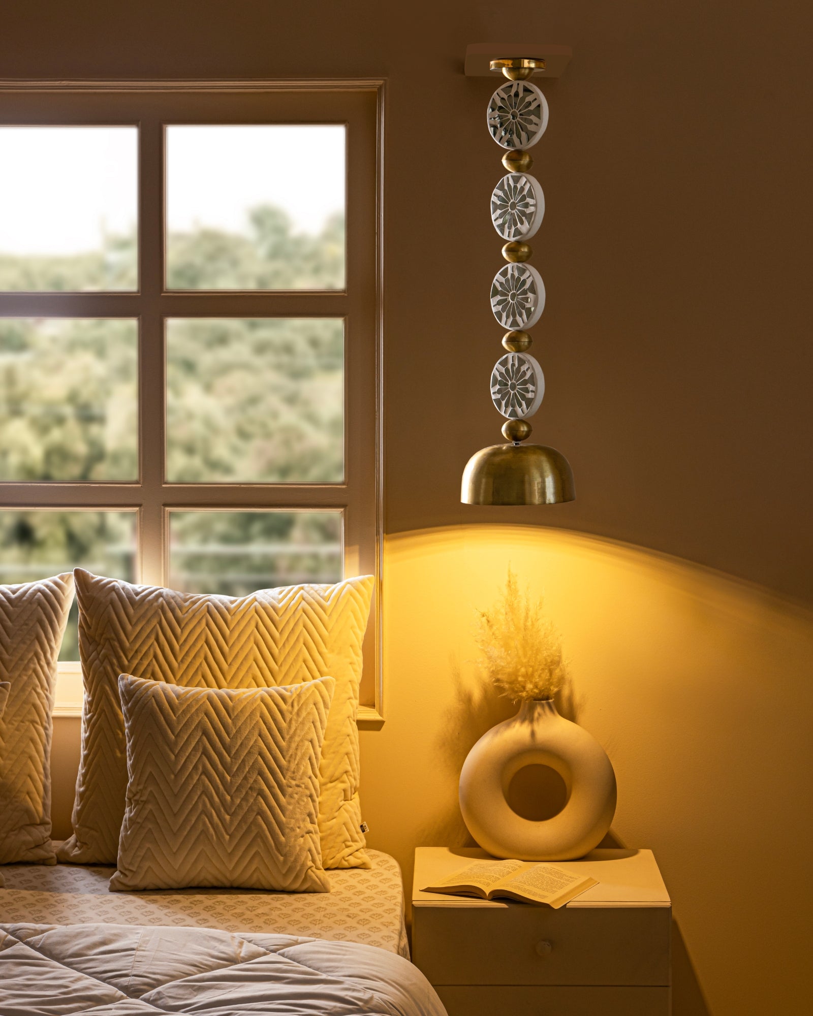 Floral Thikri Pendant