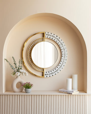 Half-D Jhalak Wall Mirror
