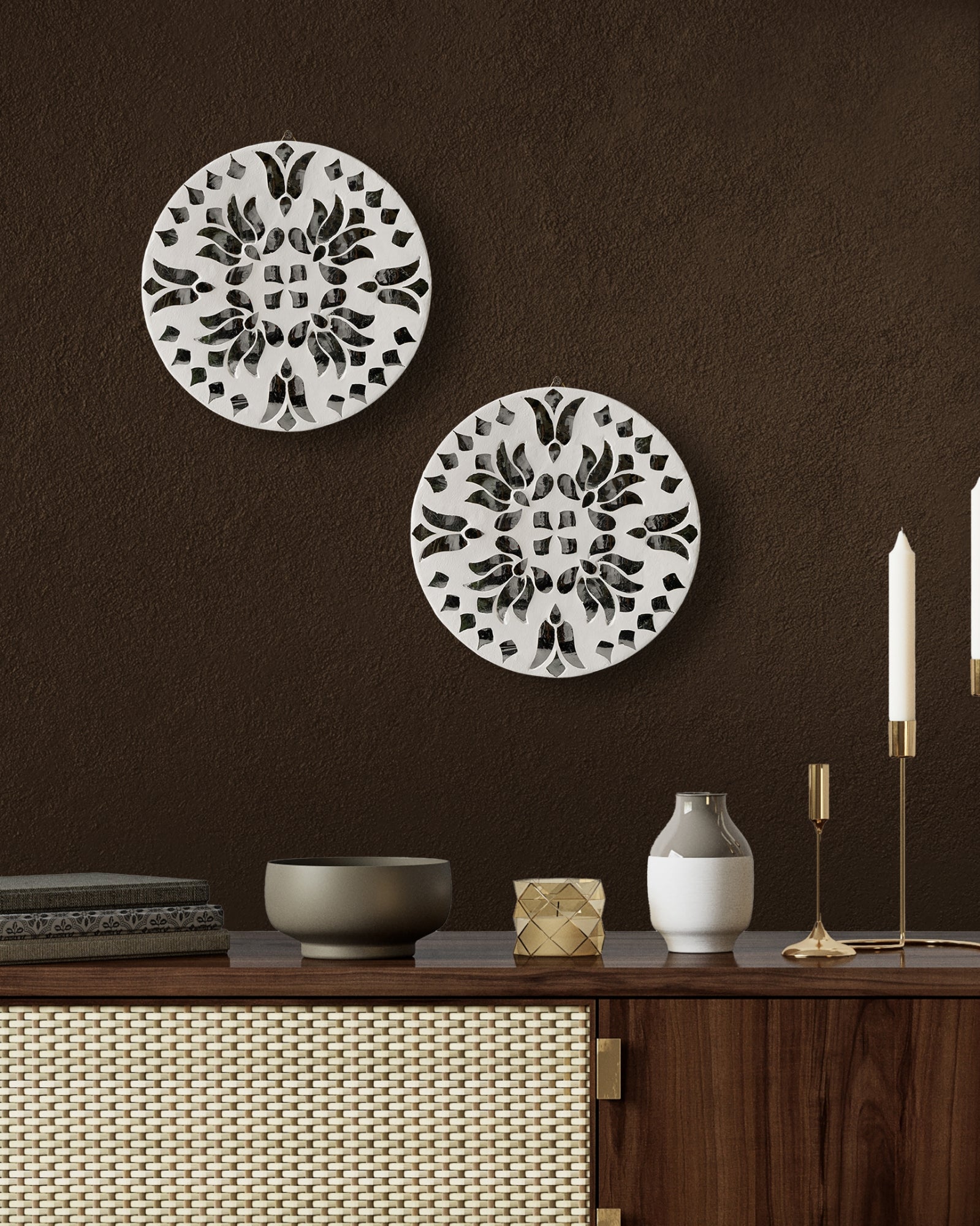 Flora Thikri Wall Plate